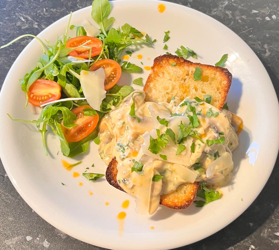 Creamy Garlic Mushrooms